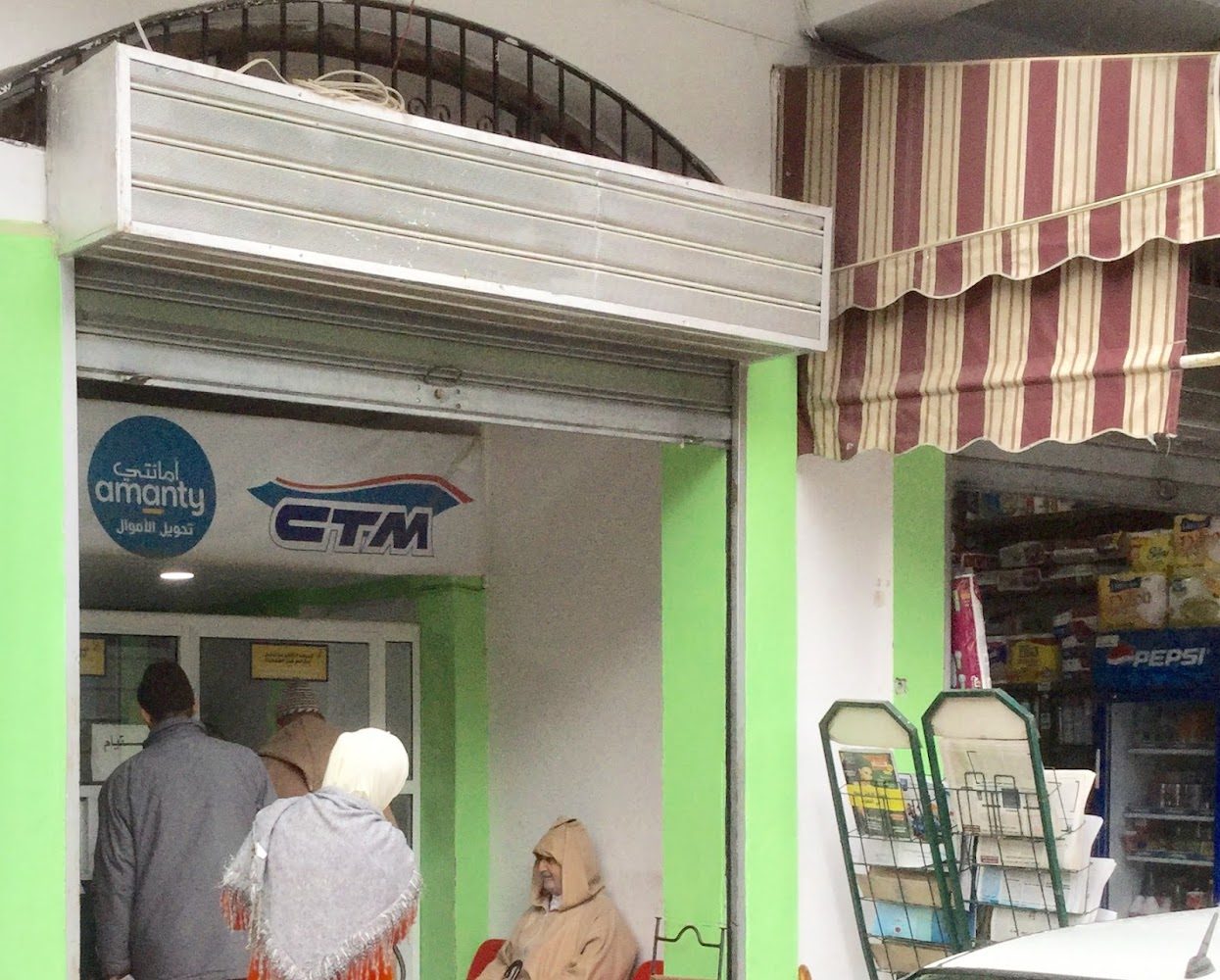 CTM bus ticket window - Chefchaouen