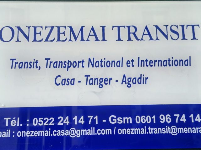 ONEZEMAI TRANSIT - Casablanca - +212 5222-41471