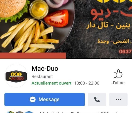 Snack Mac - Duo - Oujda - +212 604-979545
