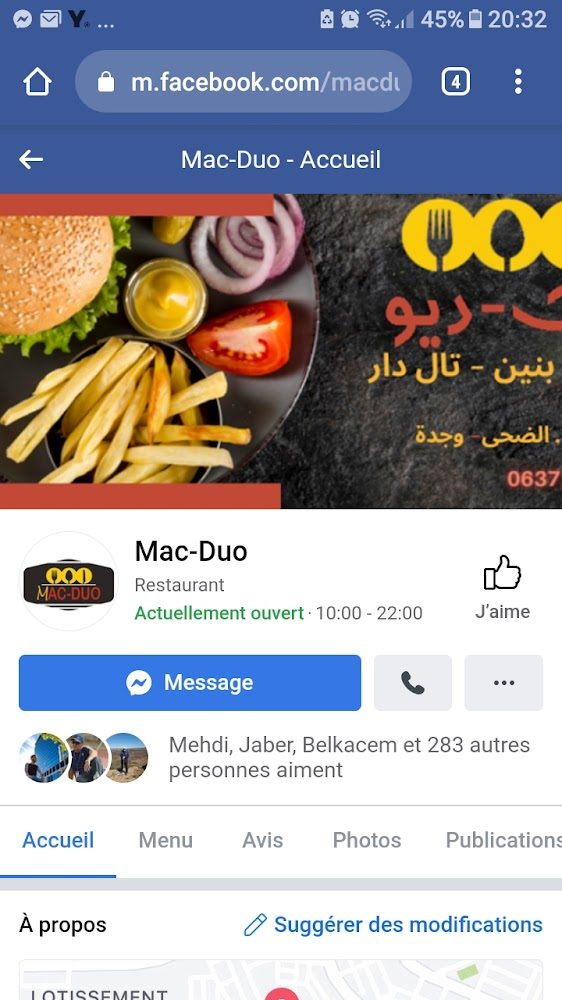 Snack Mac - Duo - Oujda