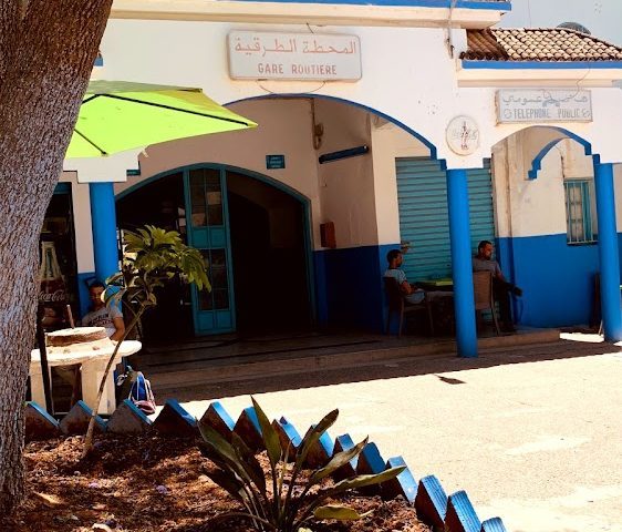 Café And Snack in front of station - Chefchaouen -
