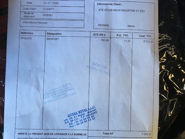 Rivera Metal - Meknès - +212 5355-26863