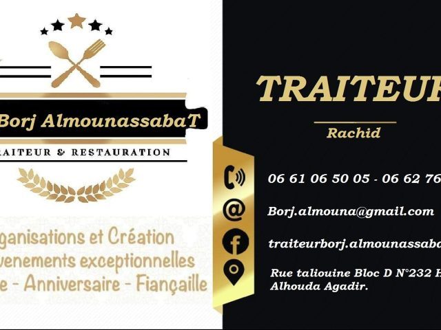 Traiteur Borj AlmounassabaT - Agadir - +212 661-065005
