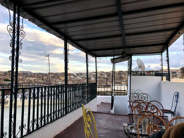 Cafe terrasse mama afriqua - Fès -