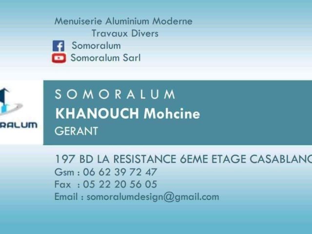 Somoralum - Casablanca - +212 662-397247