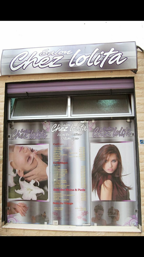 salon de coiffure esthétique CHEZ LOLITA Adresse Tetouan