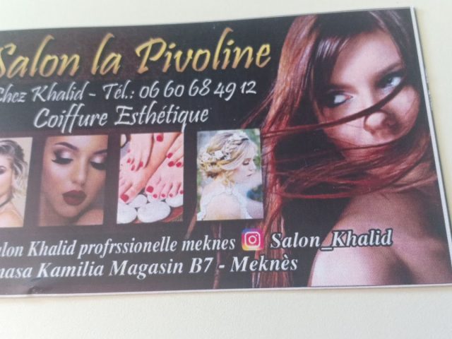 Salon la Pivoline - Meknès - +212 660-684912