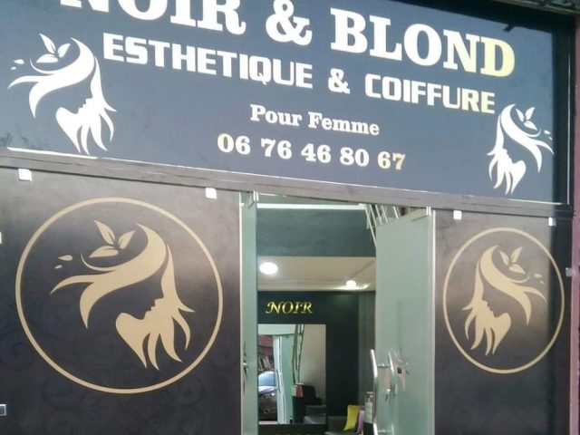 Salon noir blonde esthétique et coiffure - Fès - +212 676-468067