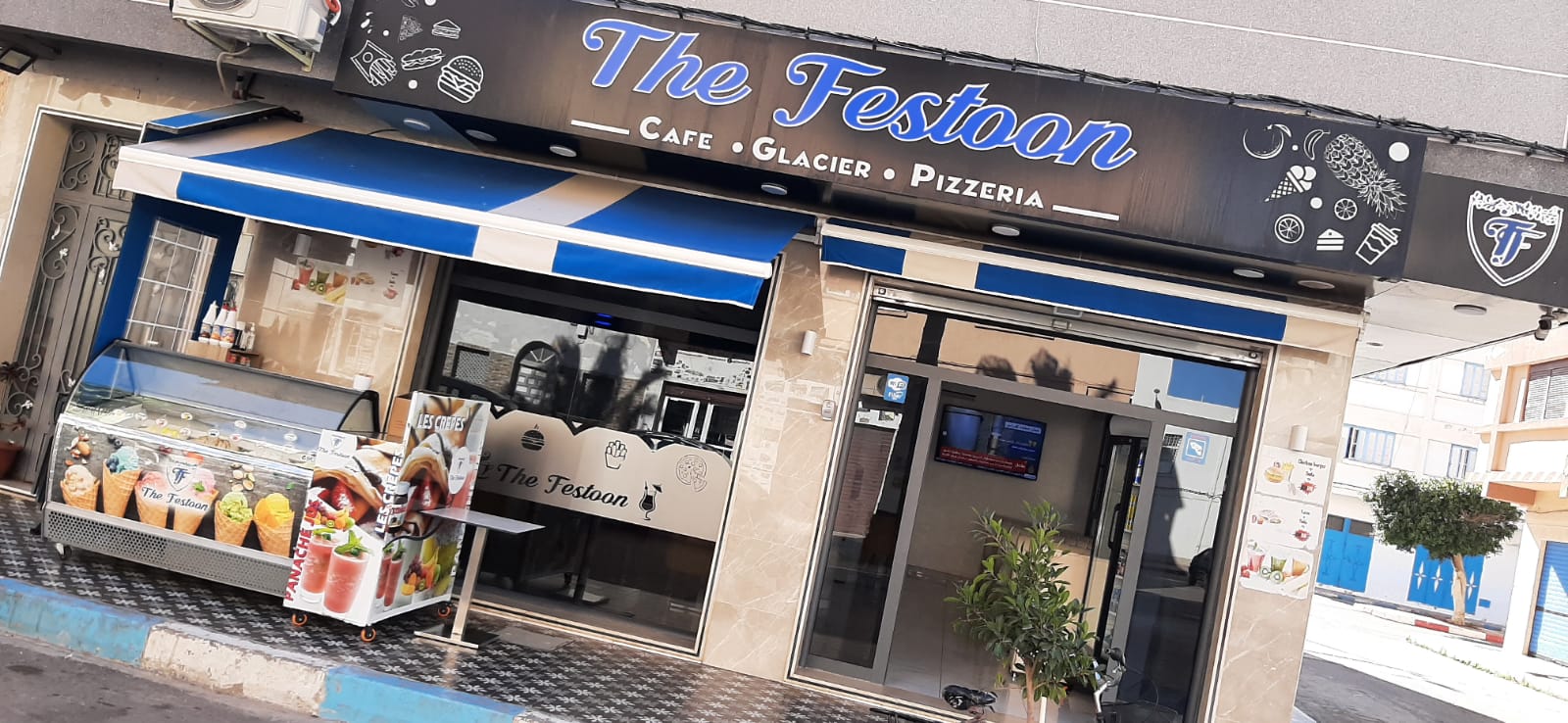 The Festoon Cafe Glacier Pizzeria