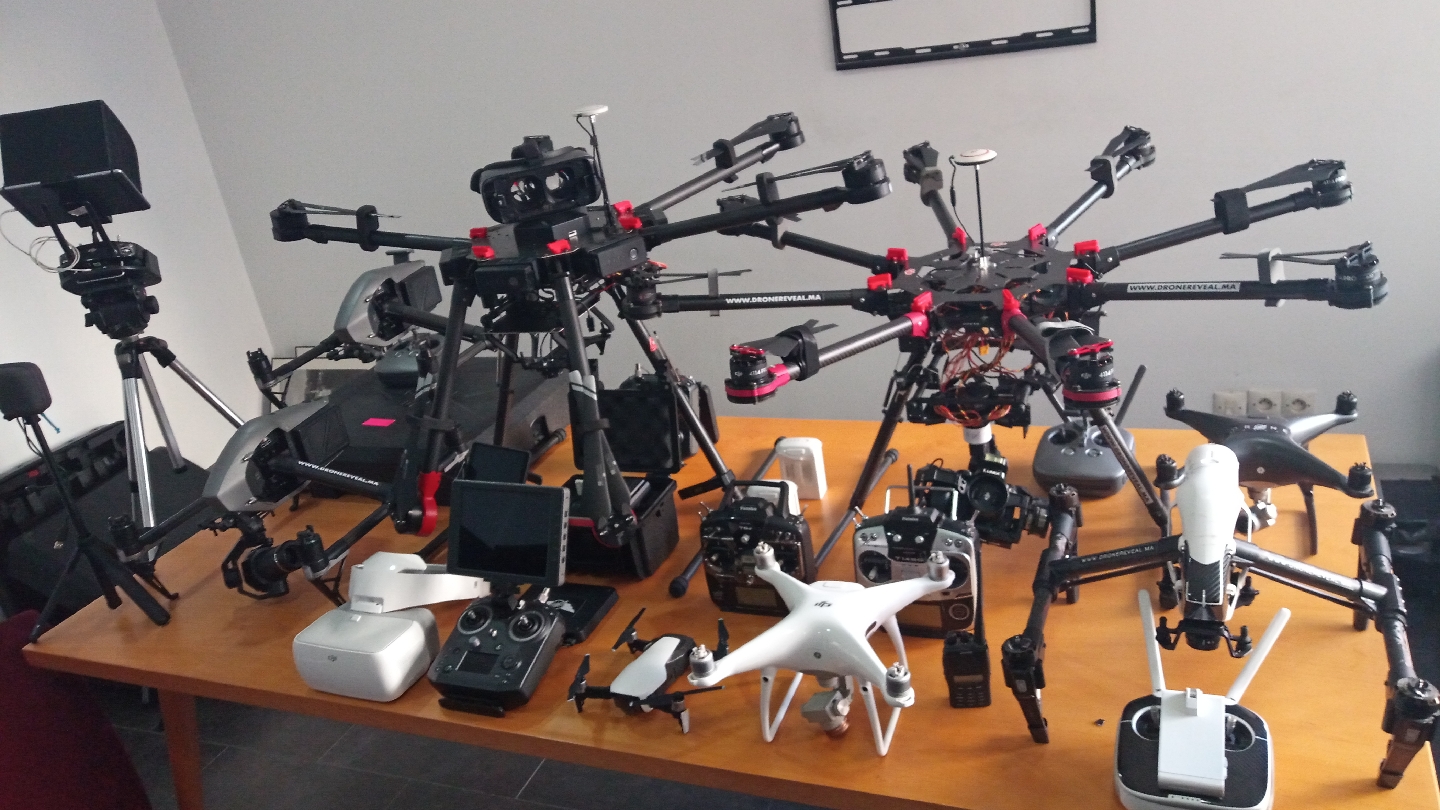 Drone Reveal Group - DJI.ma - Drone Volt académy Maroc - DroneShop.ma - Casablanca