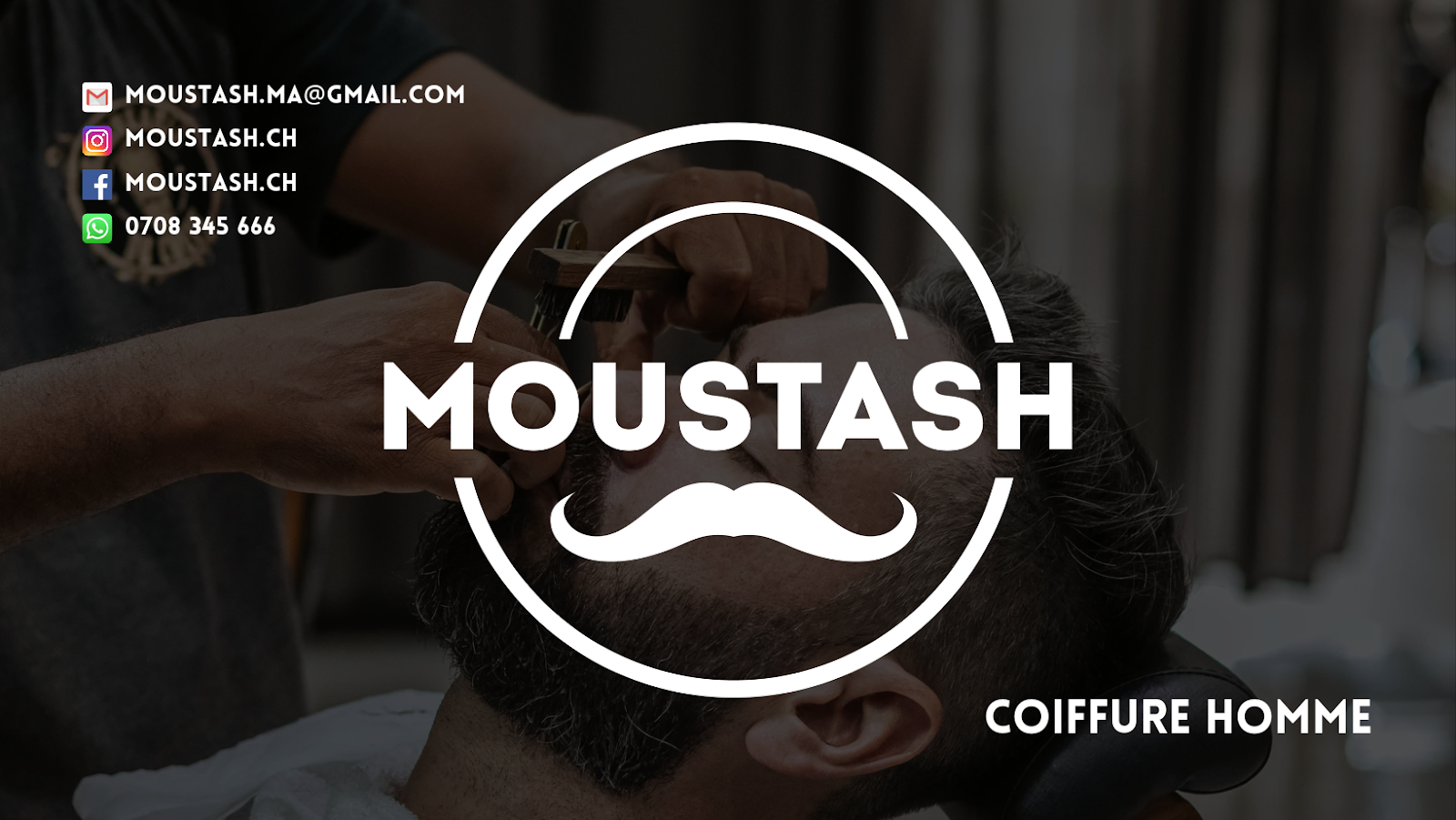 MOUSTASH - Coiffure Homme - Bouskoura