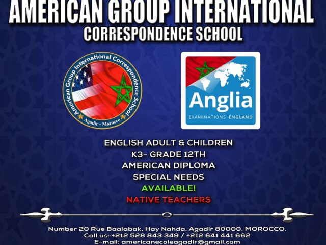 American Group International School-- AngliaMorocco - Agadir - +212 5288-43349