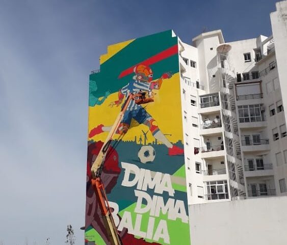Fresque murals homme de fer - Tanger -