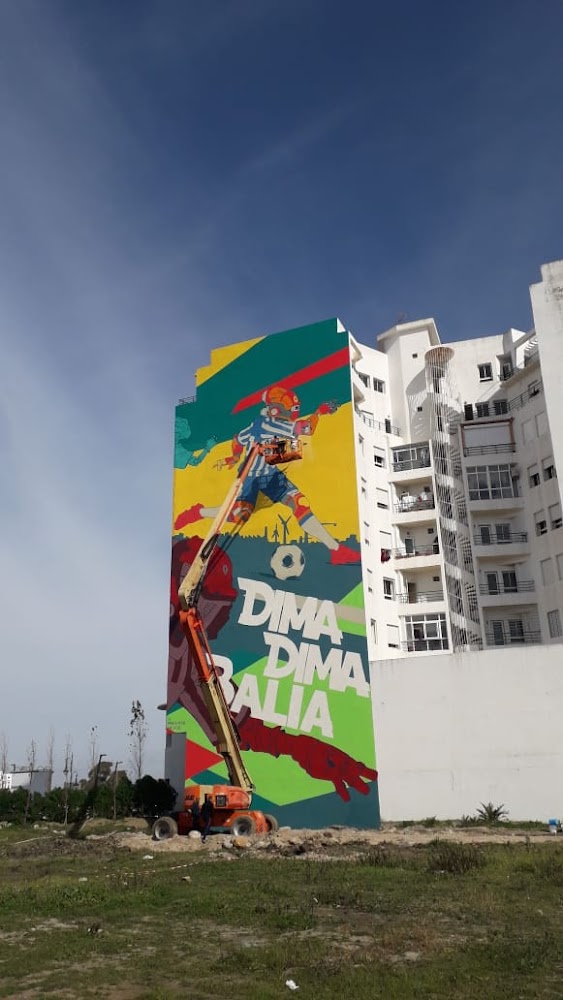 Fresque murals homme de fer - Tanger