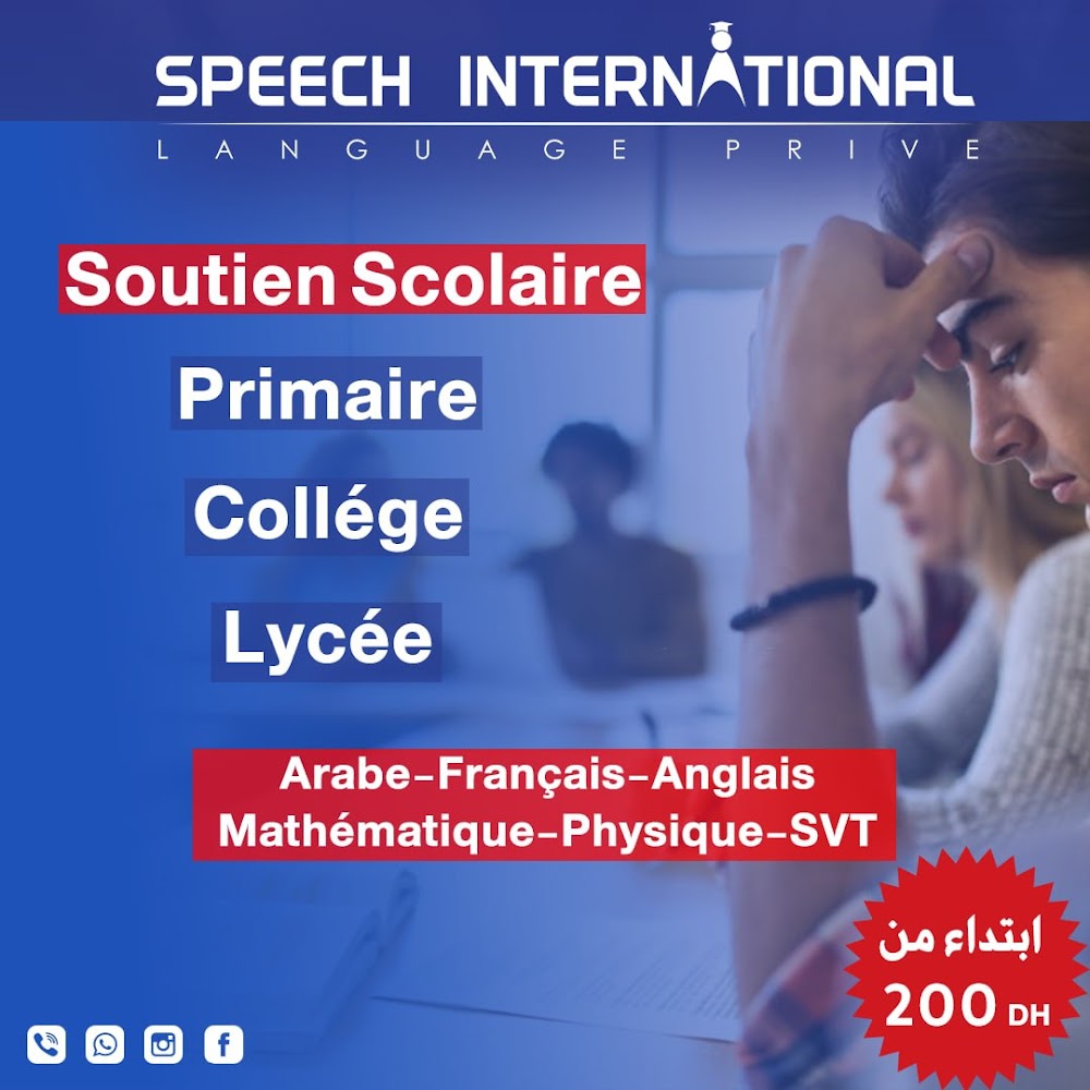 Speech international language - Marrakech
