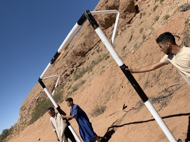 Clay football pitch Ait Yassine - Tinghir -