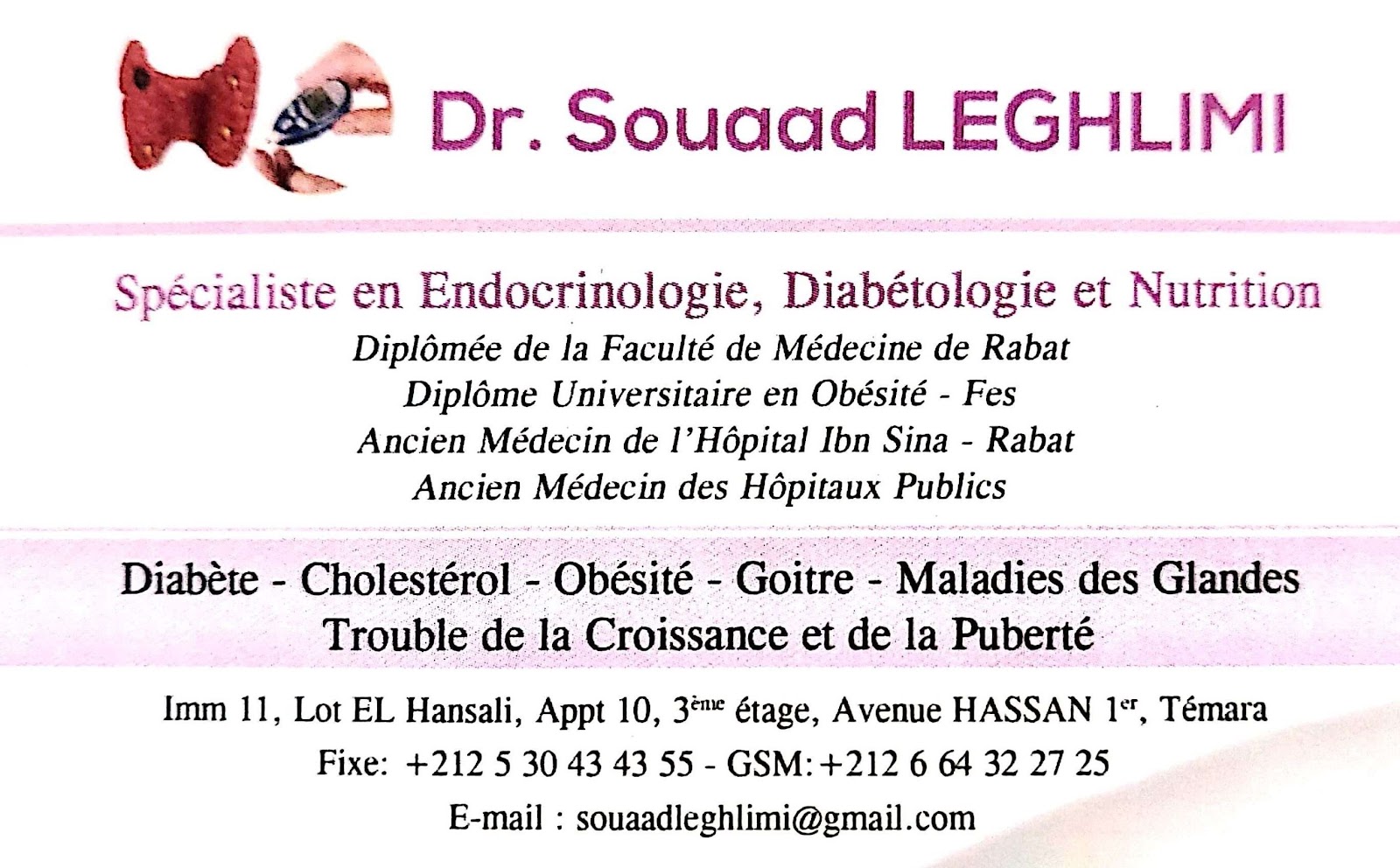 Cabinet d'endocrinologie