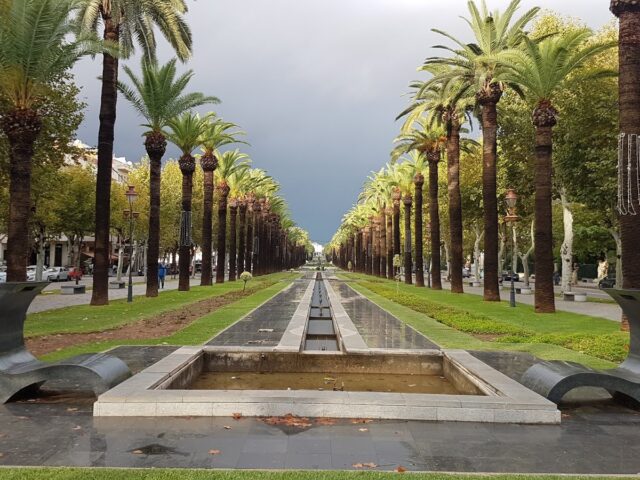 Jardin avenue Hassan II - Fès -