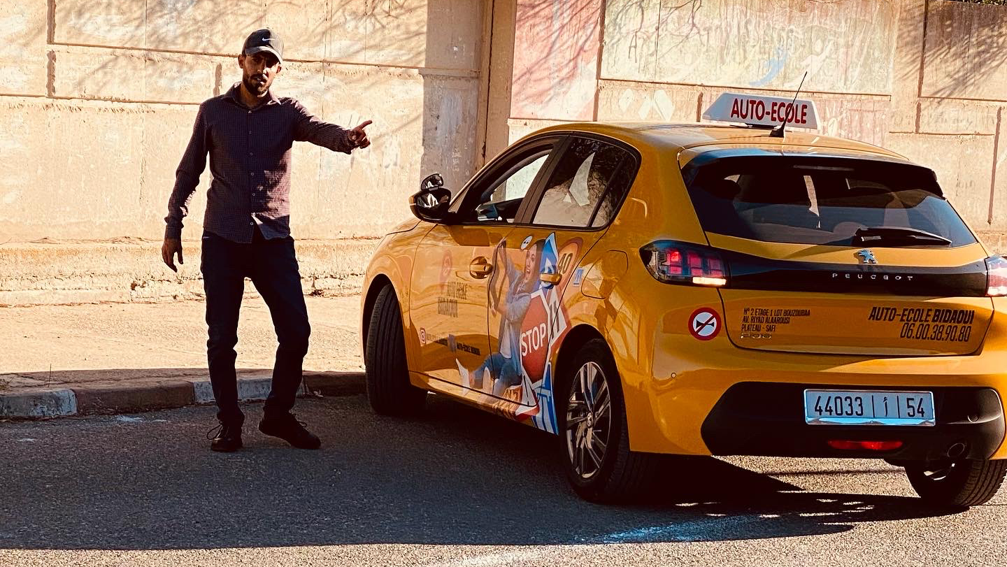 Auto école bidaoui safi سيارة التعليم بيضاوي - Safi