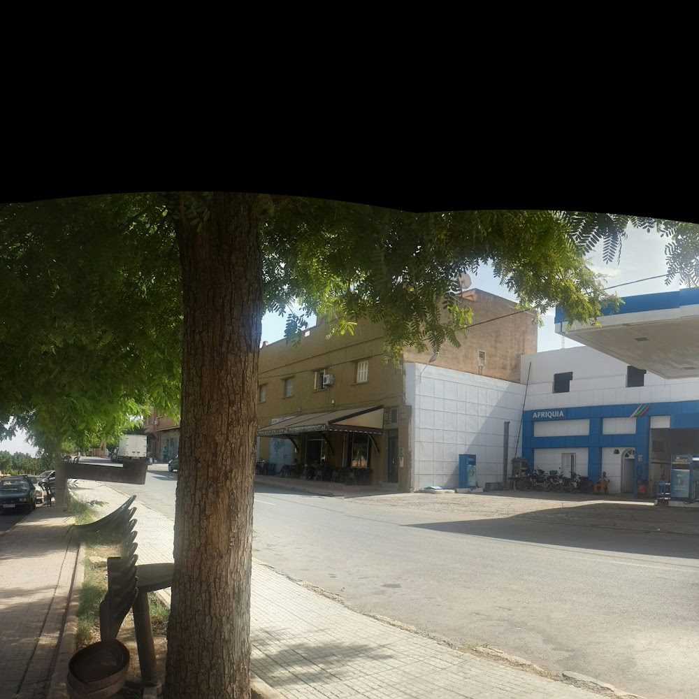 City gas station