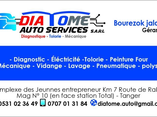ste diatome auto sarl - Tanger - +212 707-013184