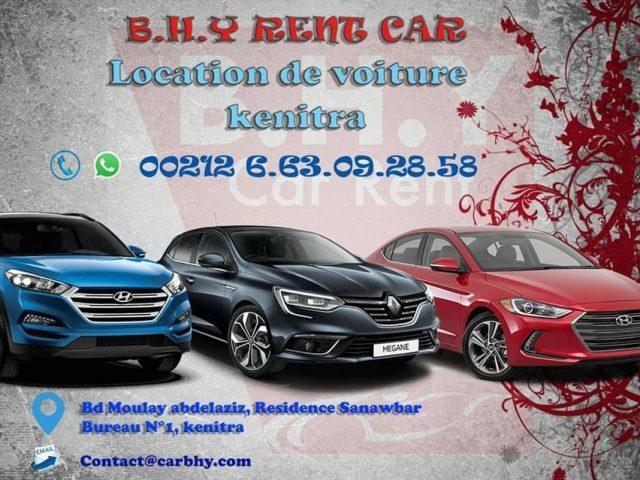 b.h.y rent car ( location de voitures ) - Kénitra - +212 663-092858