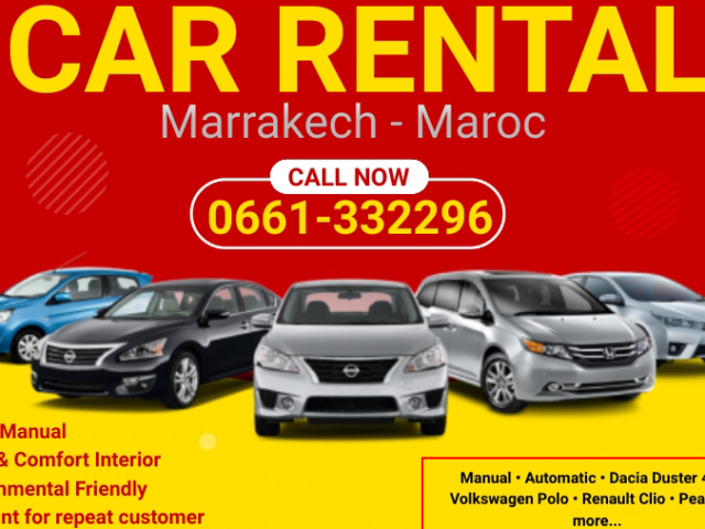 RENTAL CAR STAY TRUE - Marrakech - +212 661-332296