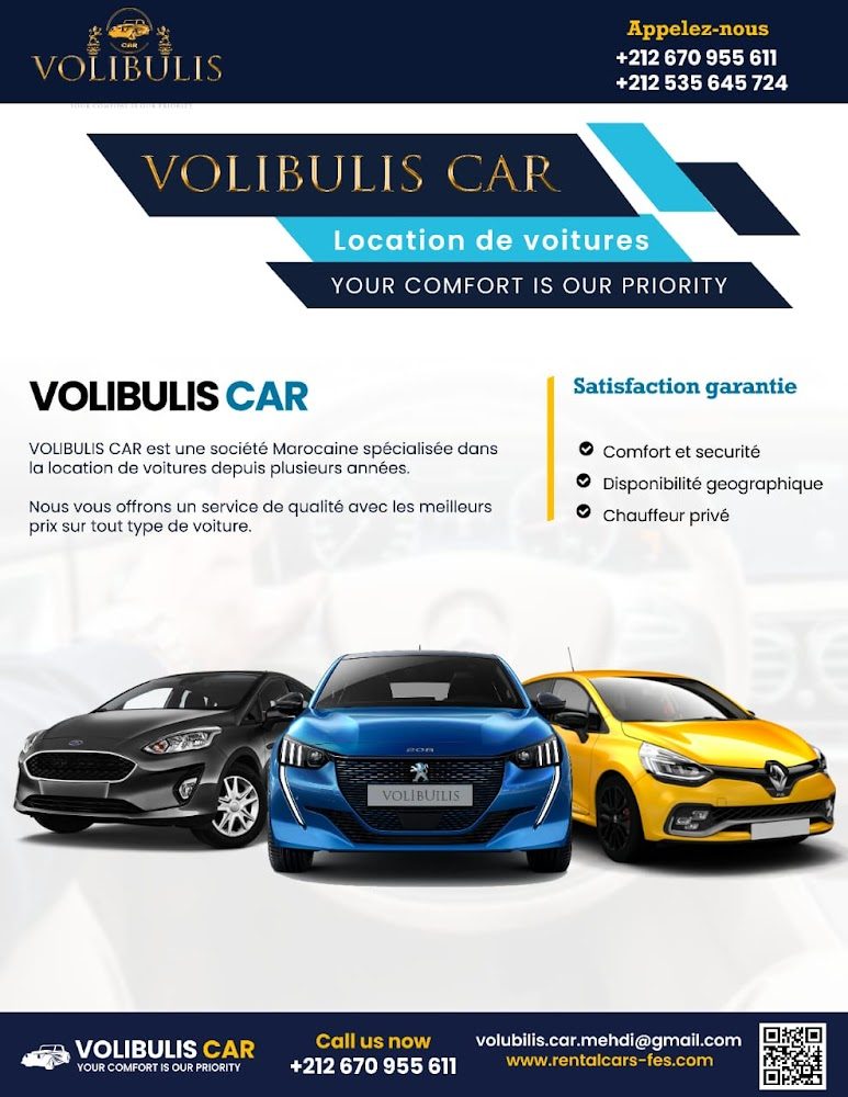 Volibulis - Location Voiture Fès