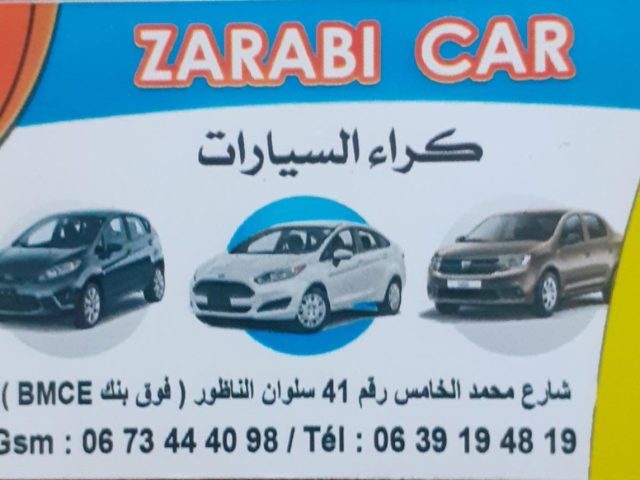 LOCATION ZARABI CAR - Selouane - +212 673-444098