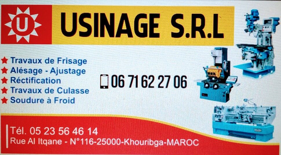 USINAGE S.R.L Tour Khouribga
