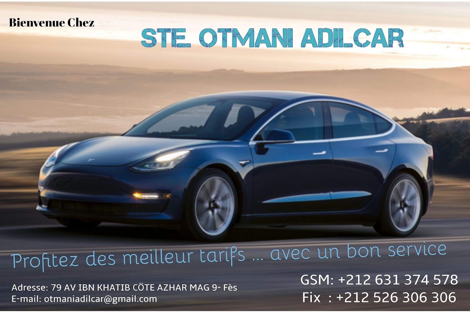 Location de voiture à fes otmani adil car