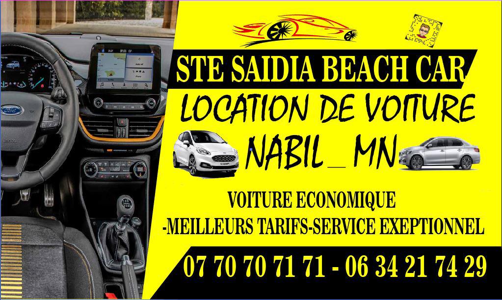 Saidia beach car